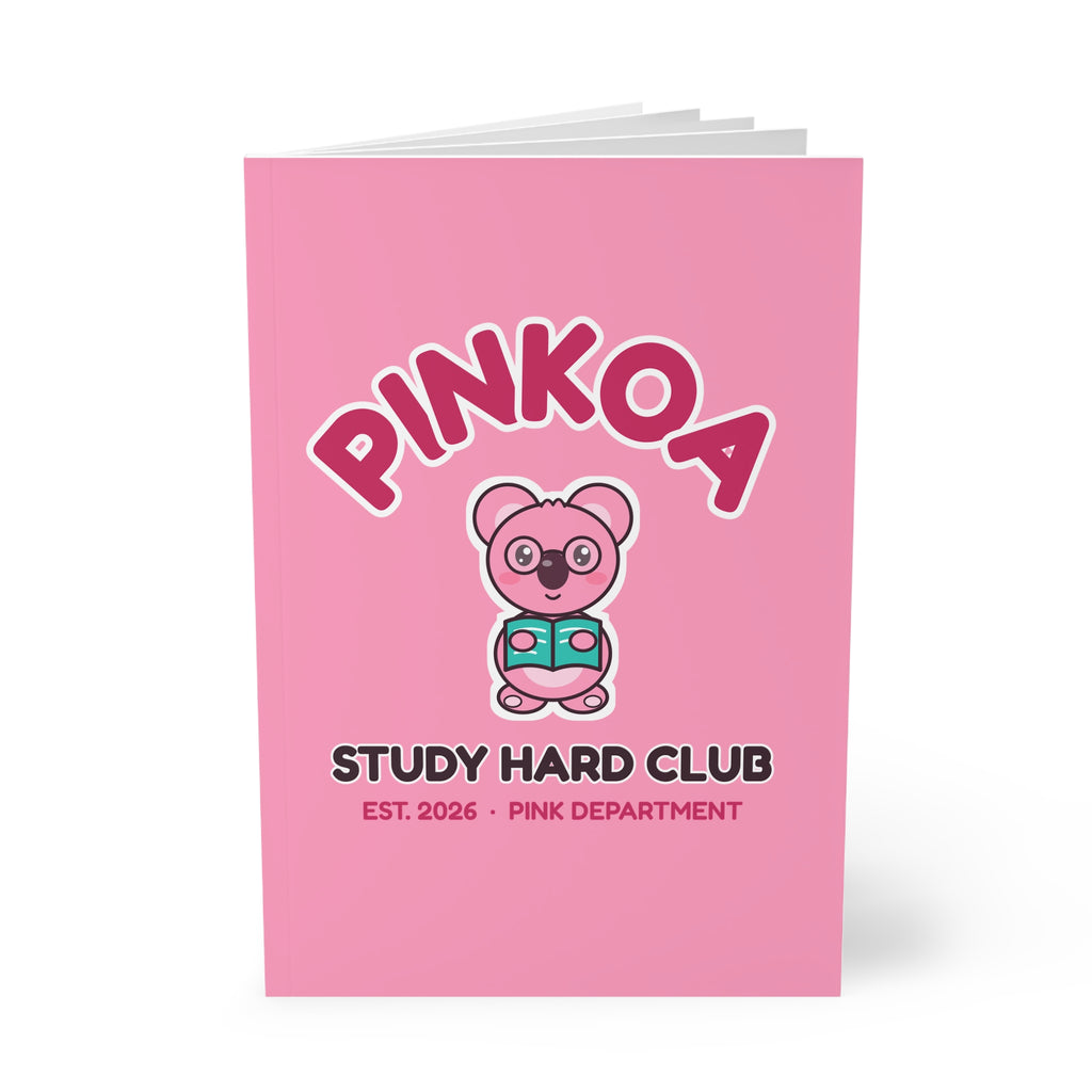 PINKOA Study Hard Club Notizbuch A5