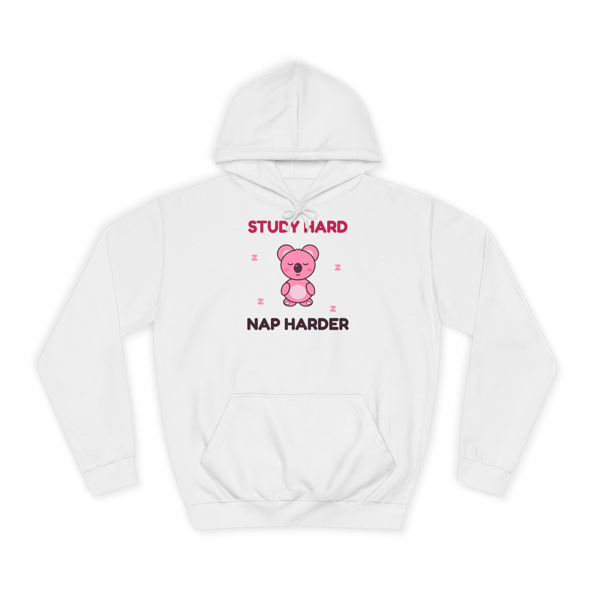 Study Hard Nap Harder Koa Hoodie