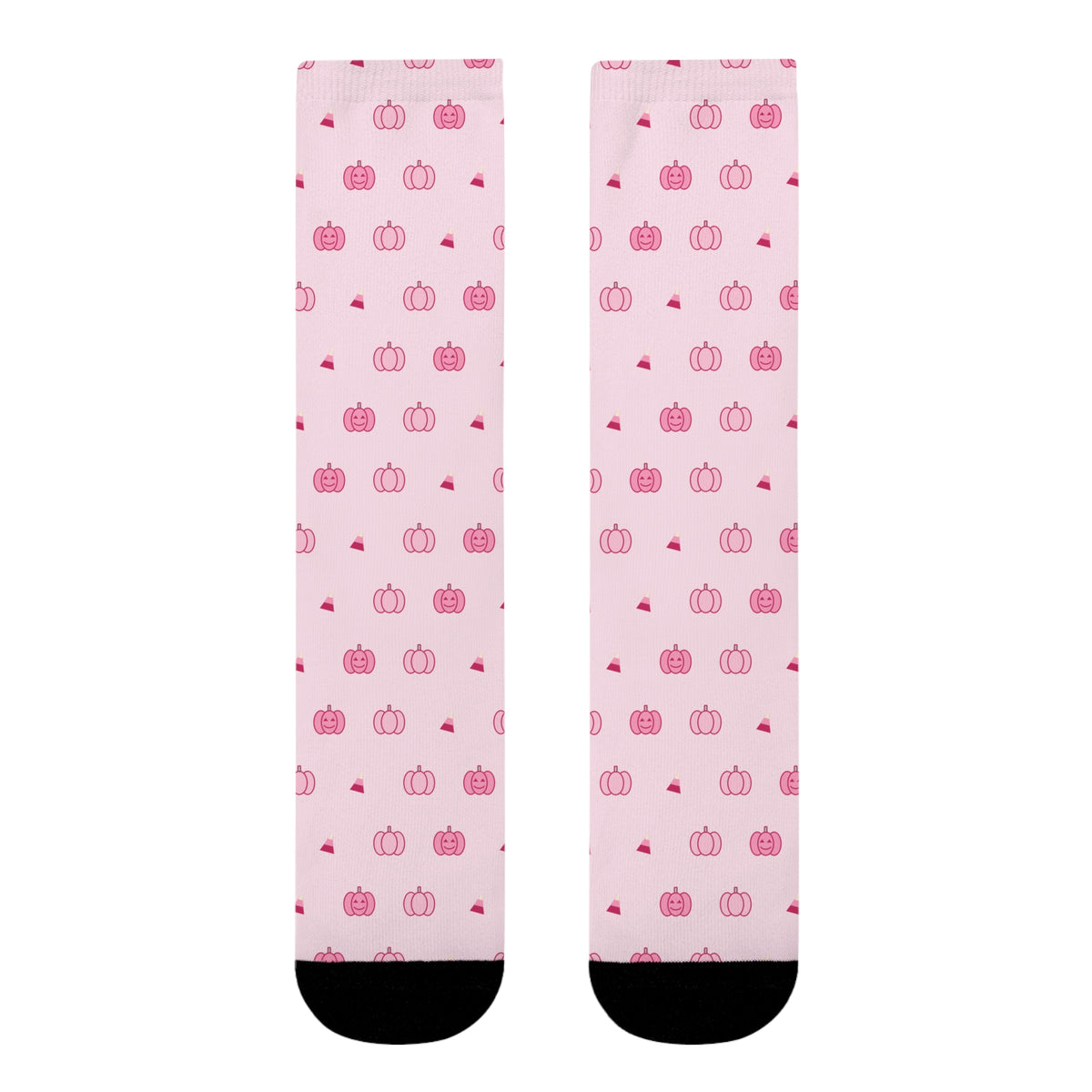 Pink Pumpkin Halloween Crew Socks: product photo 11