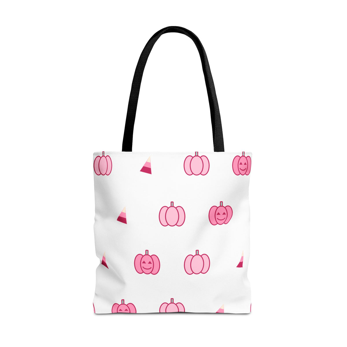 Pink Pumpkin Halloween Tote Bag