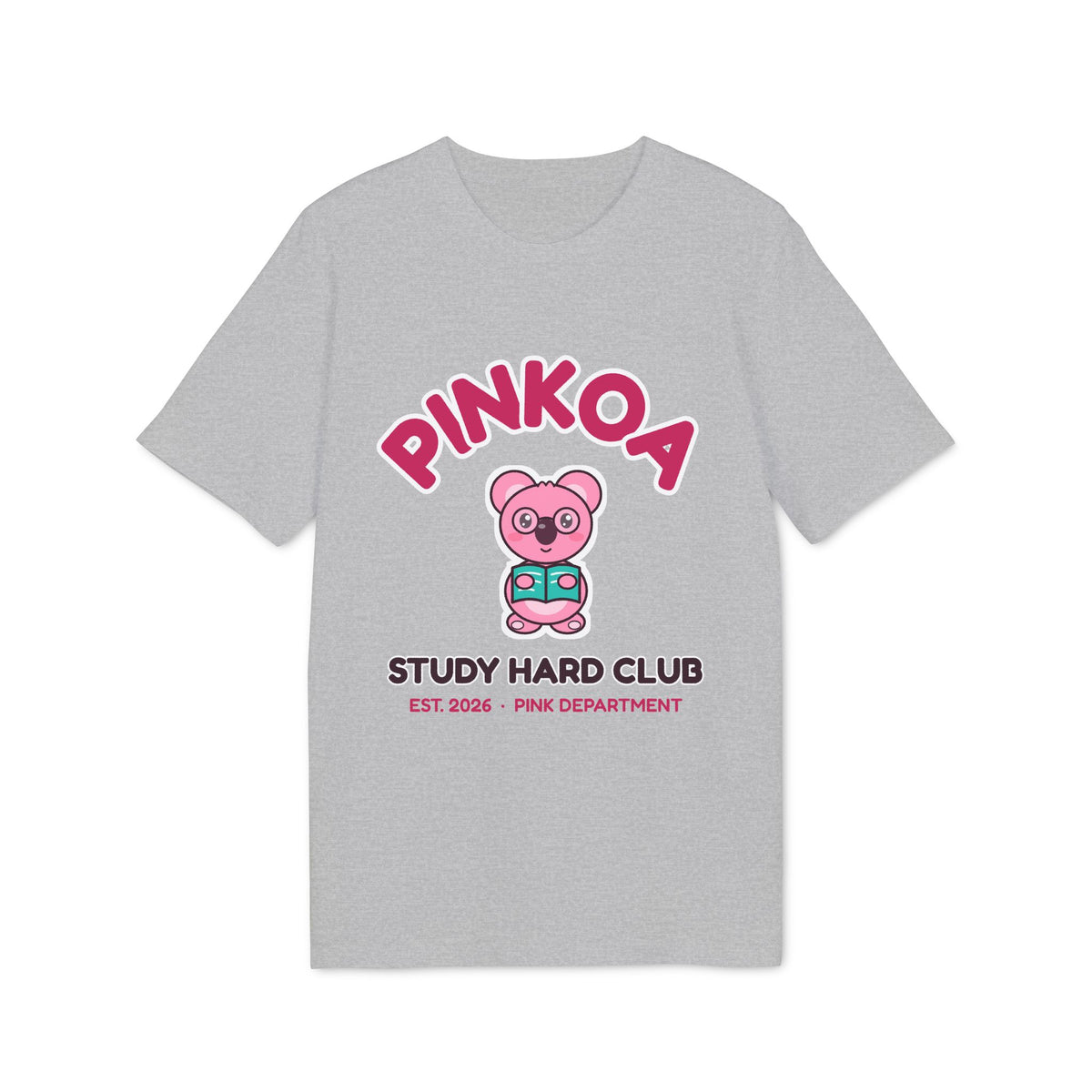 PINKOA Study Hard Club Varsity Tee