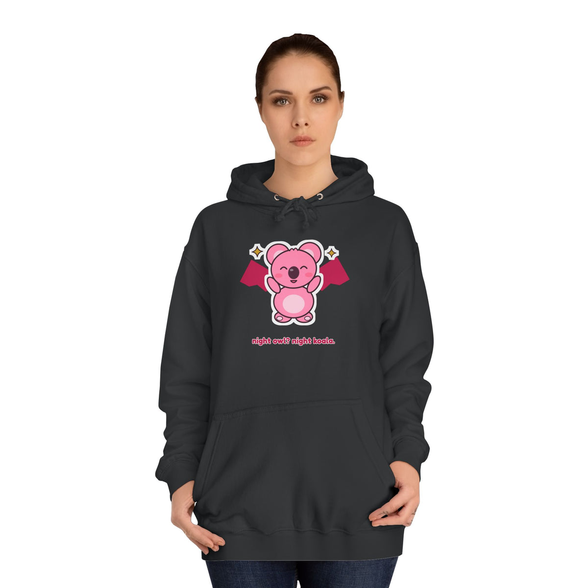 Night Owl? Night Koala. Bat Koa Halloween Hoodie: product photo 10