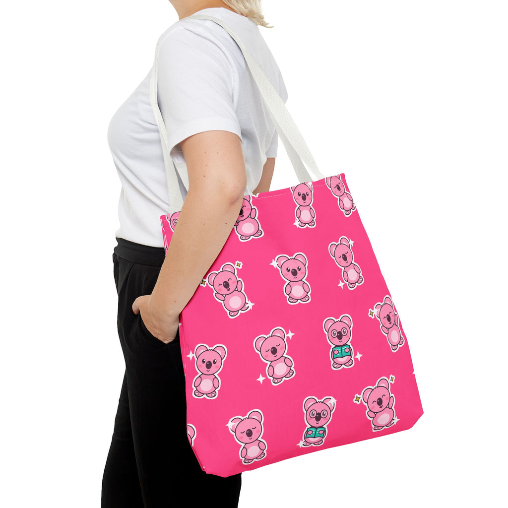 Koa Party All-Over Print Tote Bag – Hot Pink