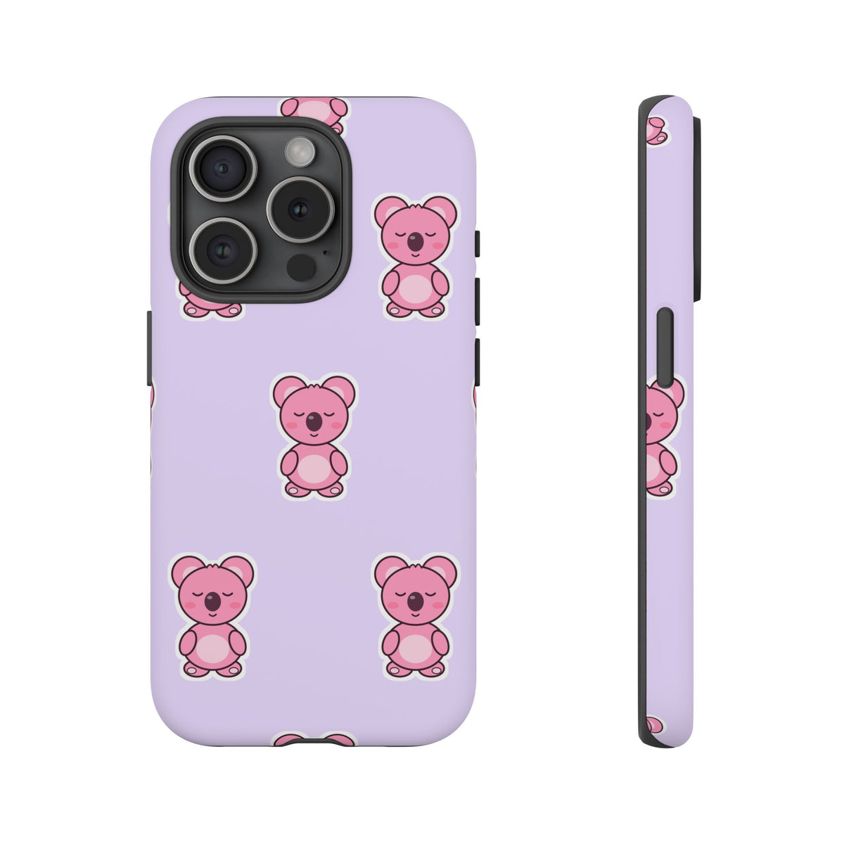 Sleepy Koa Tough Phone Case (Lilac)