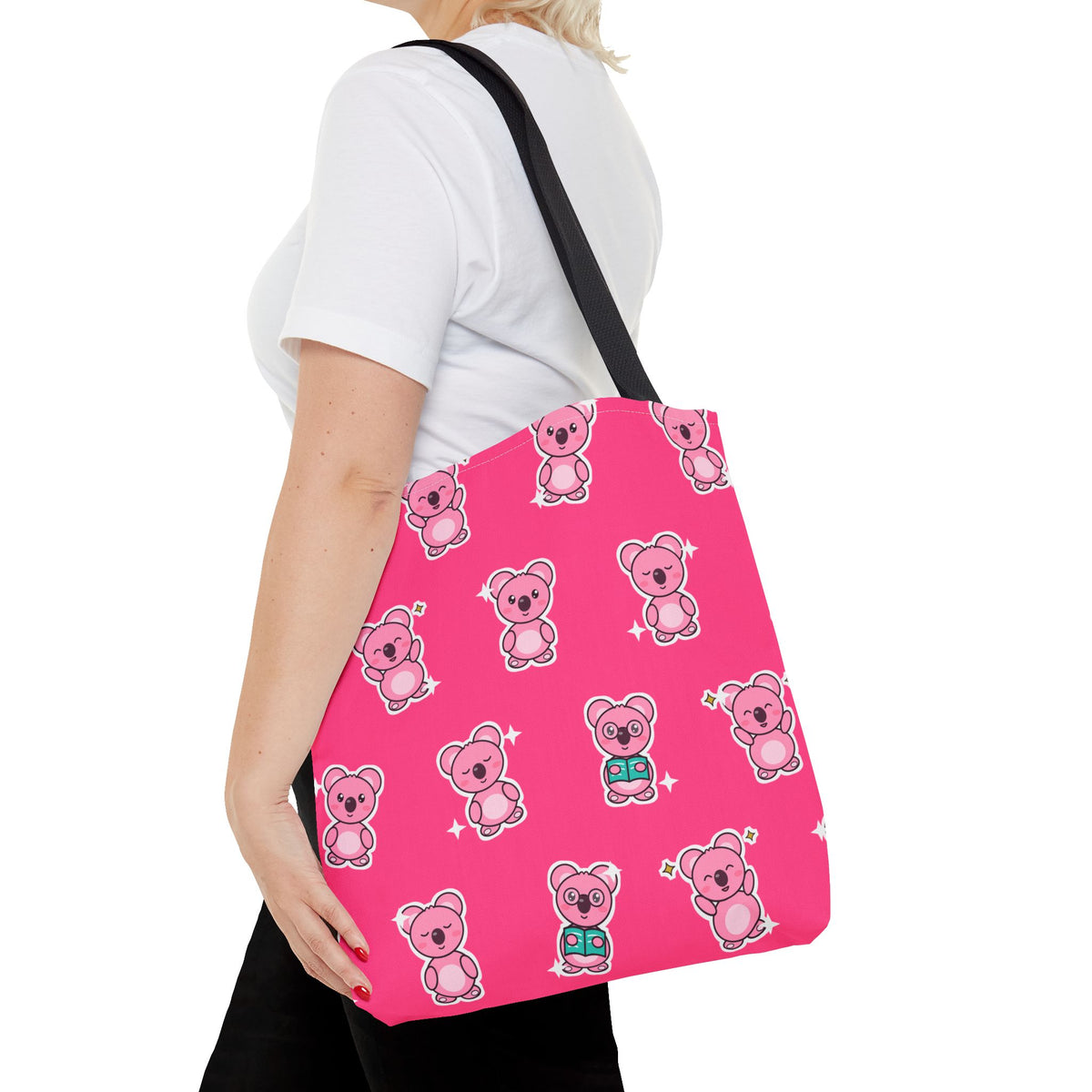 Koa Party All-Over Print Tote Bag – Hot Pink