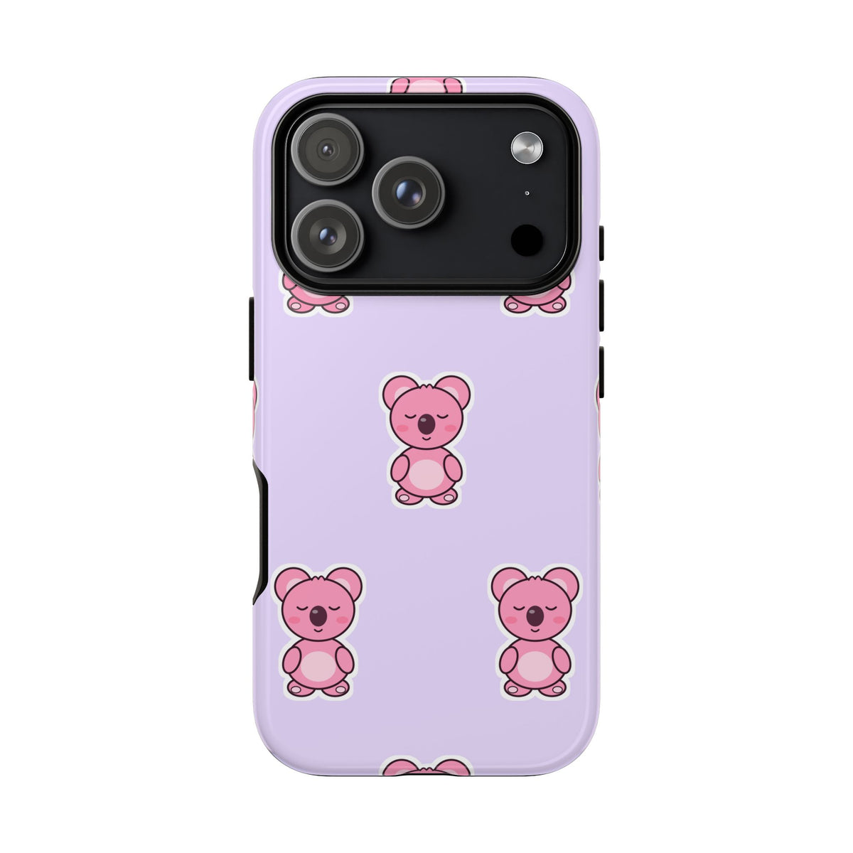 Sleepy Koa Tough Phone Case (Lilac)
