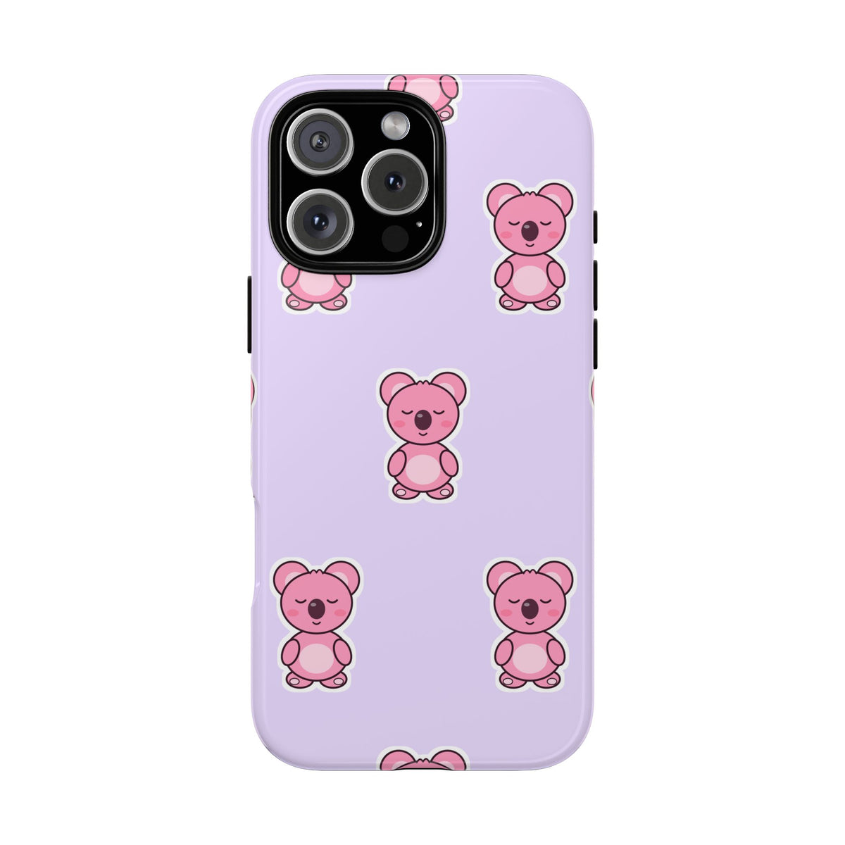 Sleepy Koa Tough Phone Case (Lilac)