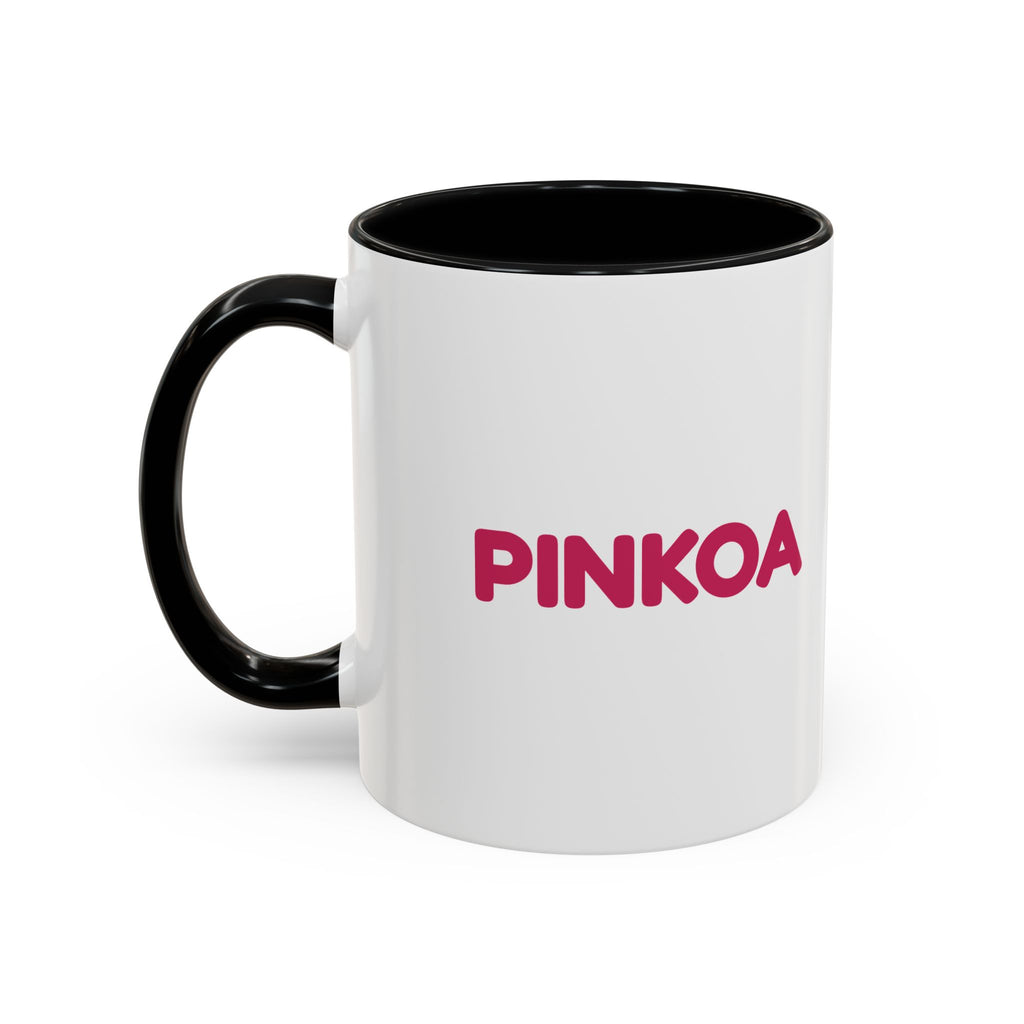 PINKOA Wordmark Accent Mug: front