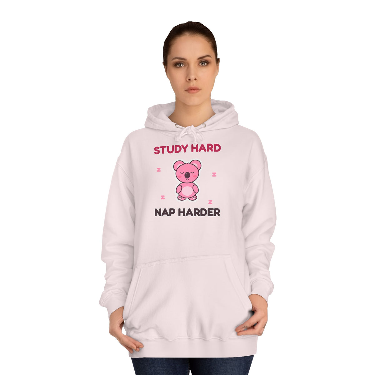 Study Hard Nap Harder Koa Hoodie