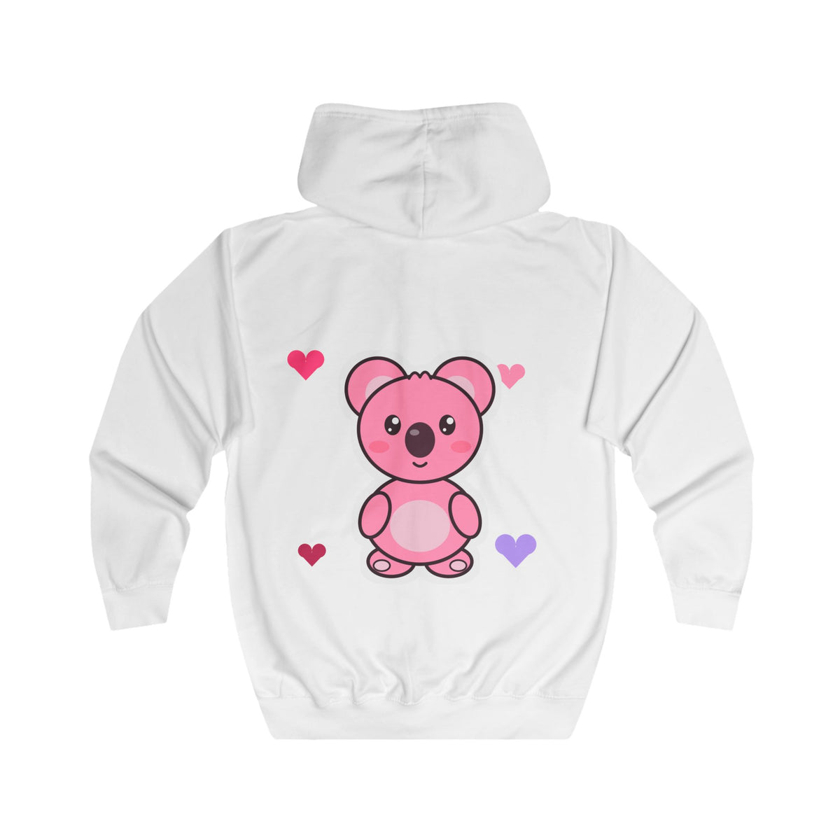 Koa Hearts Zip Hoodie