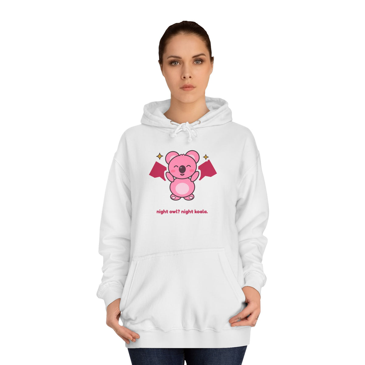 Night Owl? Night Koala. Bat Koa Halloween Hoodie: product photo 7