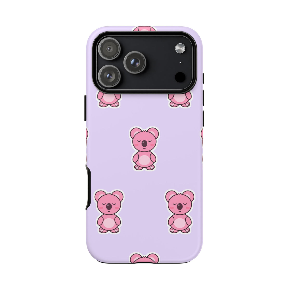 Sleepy Koa Tough Phone Case (Lilac)