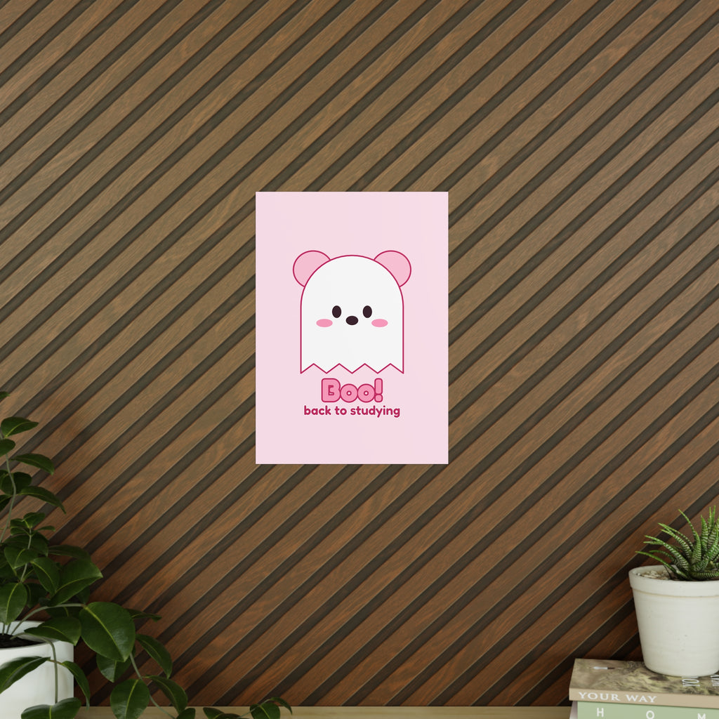 Boo! Ghost Koa Halloween Poster