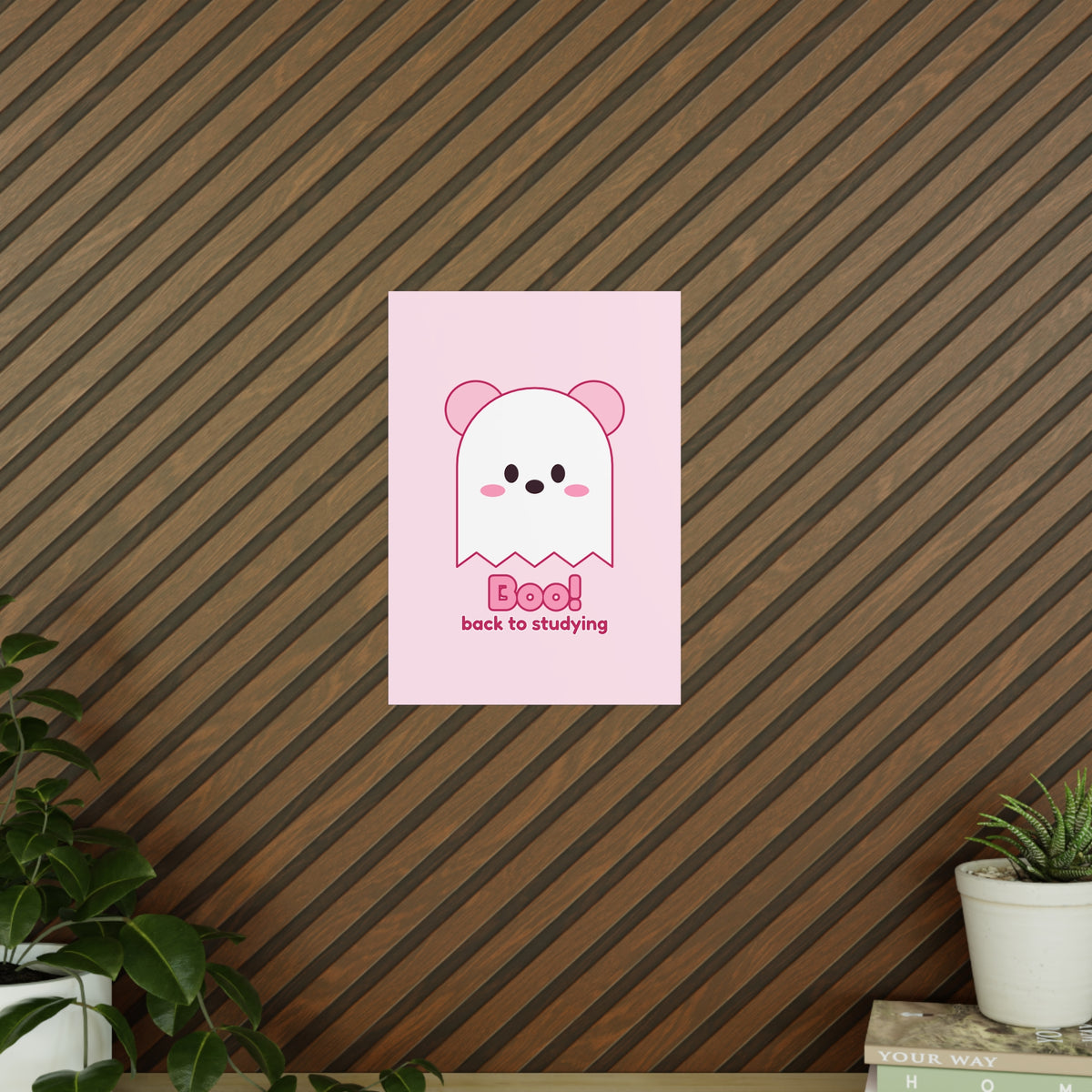 Boo! Ghost Koa Halloween Poster