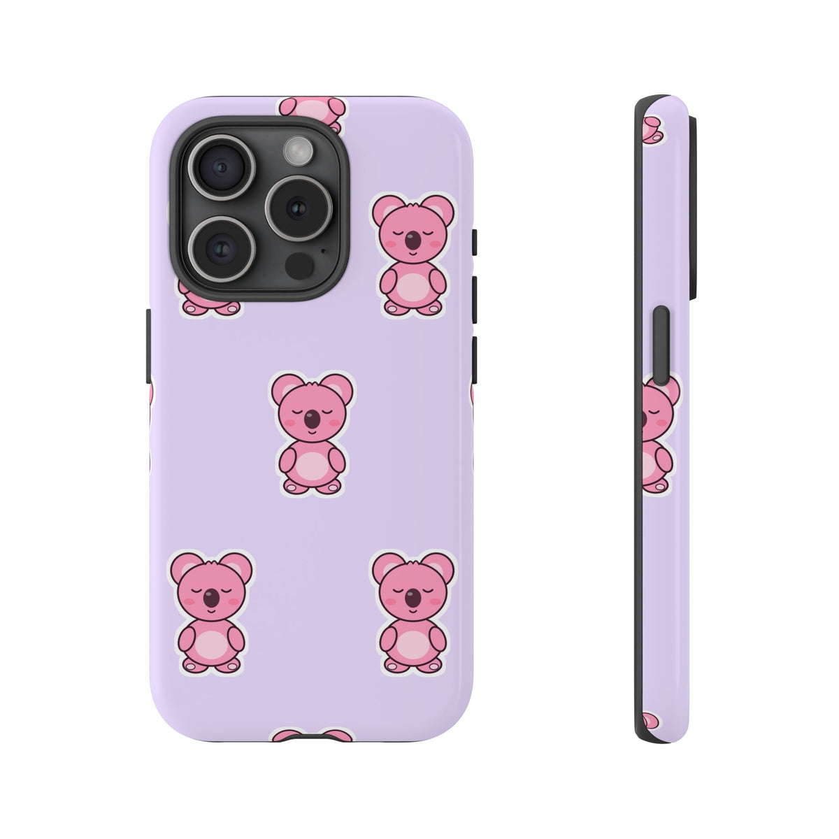 Sleepy Koa Tough Phone Case (Lilac)