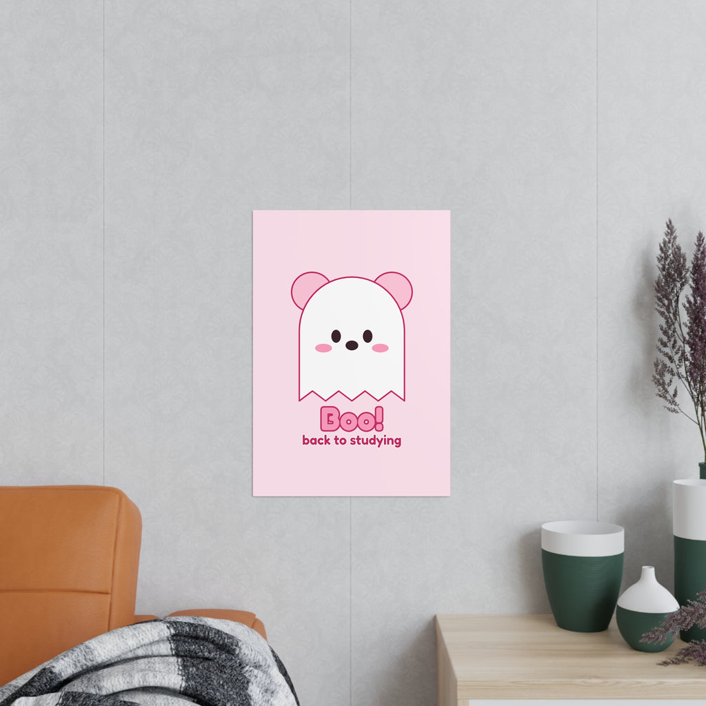 Boo! Ghost Koa Halloween Poster