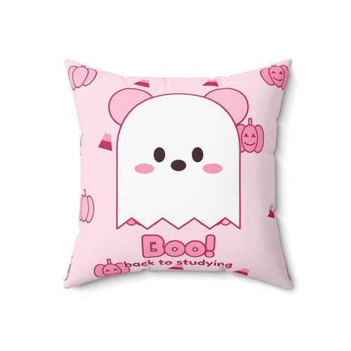 Boo! Ghost Koa Halloween Pillow