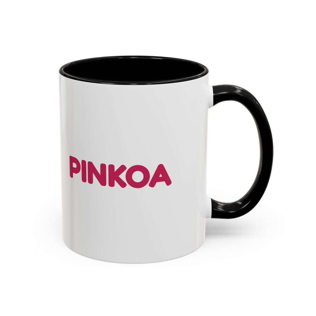 PINKOA Wordmark Accent Mug by Pinkoa