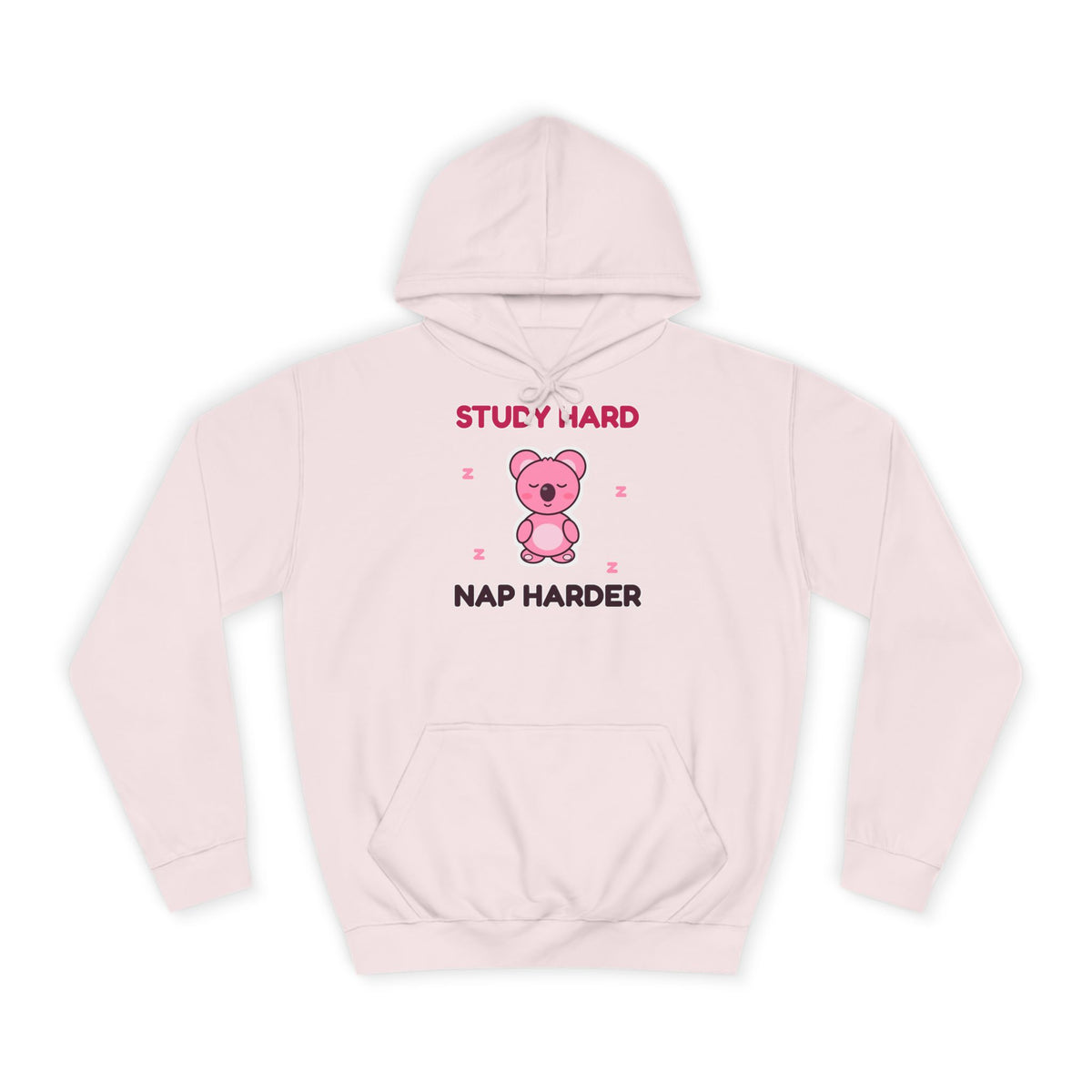 Study Hard Nap Harder Koa Hoodie