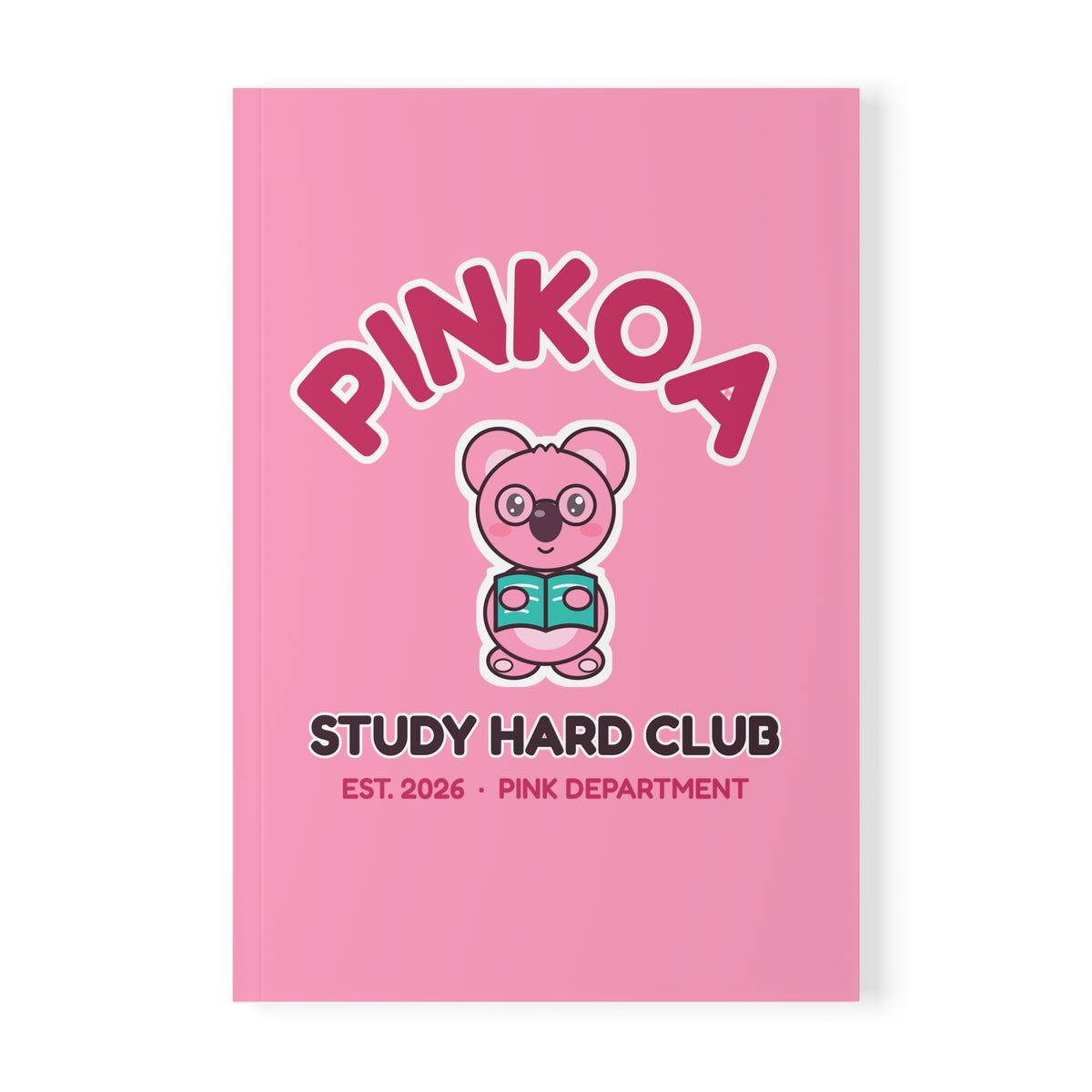 PINKOA Study Hard Club A5 Notebook