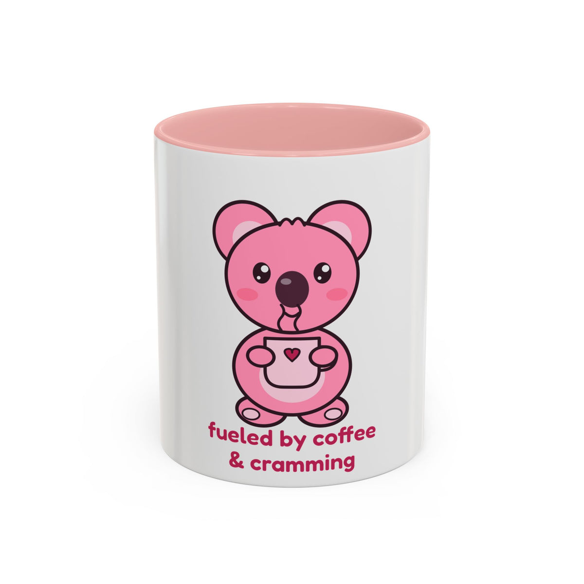 Koa Mug – Fueled by Coffee & Cramming