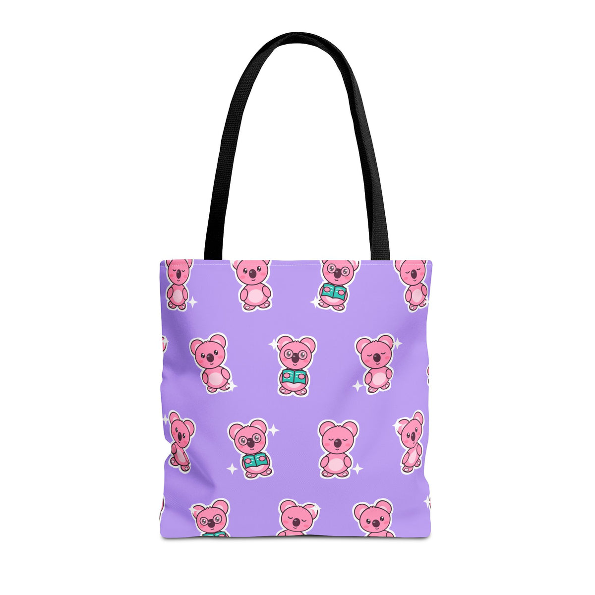 Koa Party Allover-Print Tragetasche – Flieder
