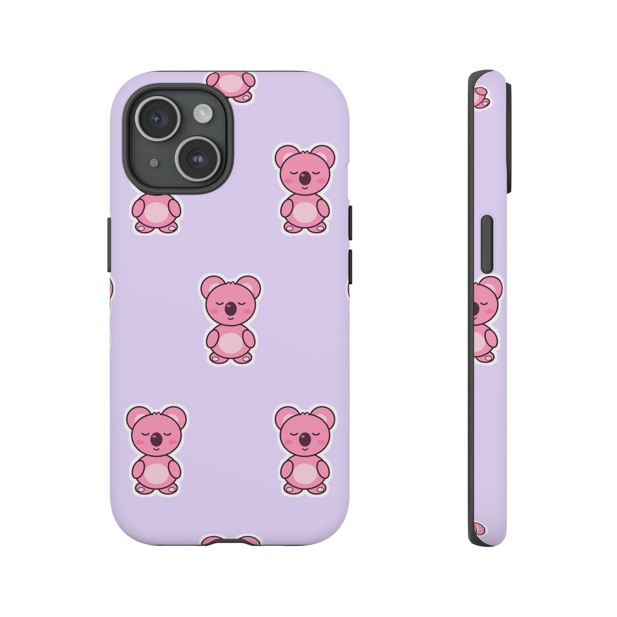 Sleepy Koa Tough Phone Case (Lilac)