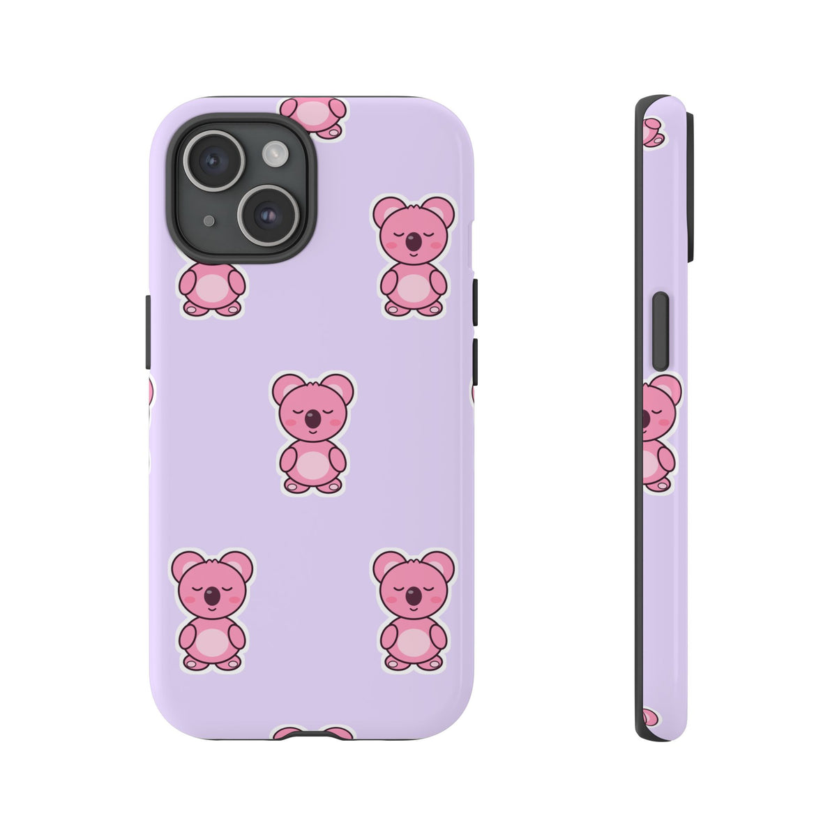 Sleepy Koa Tough Phone Case (Lilac)