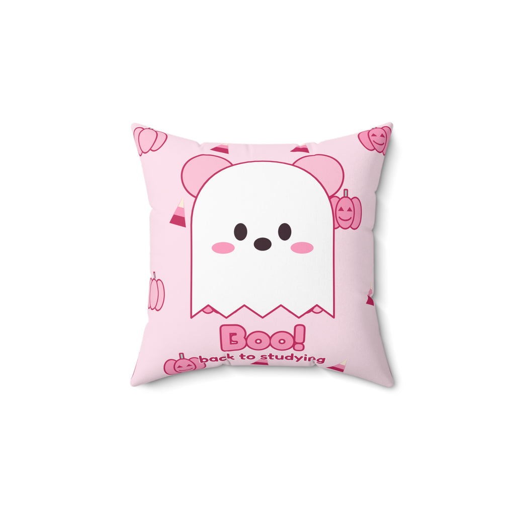 Boo! Ghost Koa Halloween Pillow
