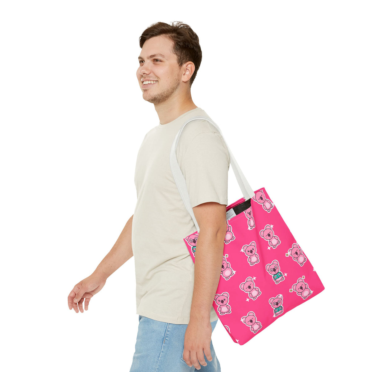 Koa Party All-Over Print Tote Bag – Hot Pink