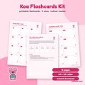 Koa Flashcards Kit (Printable PDF)