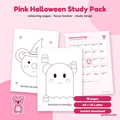 Koa's Pink Halloween Study Pack cover