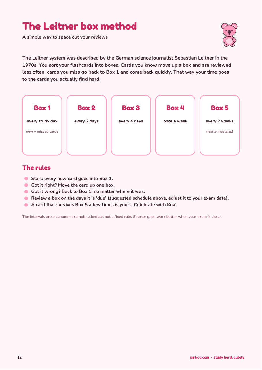 Koa Flashcards Kit (Printable PDF)