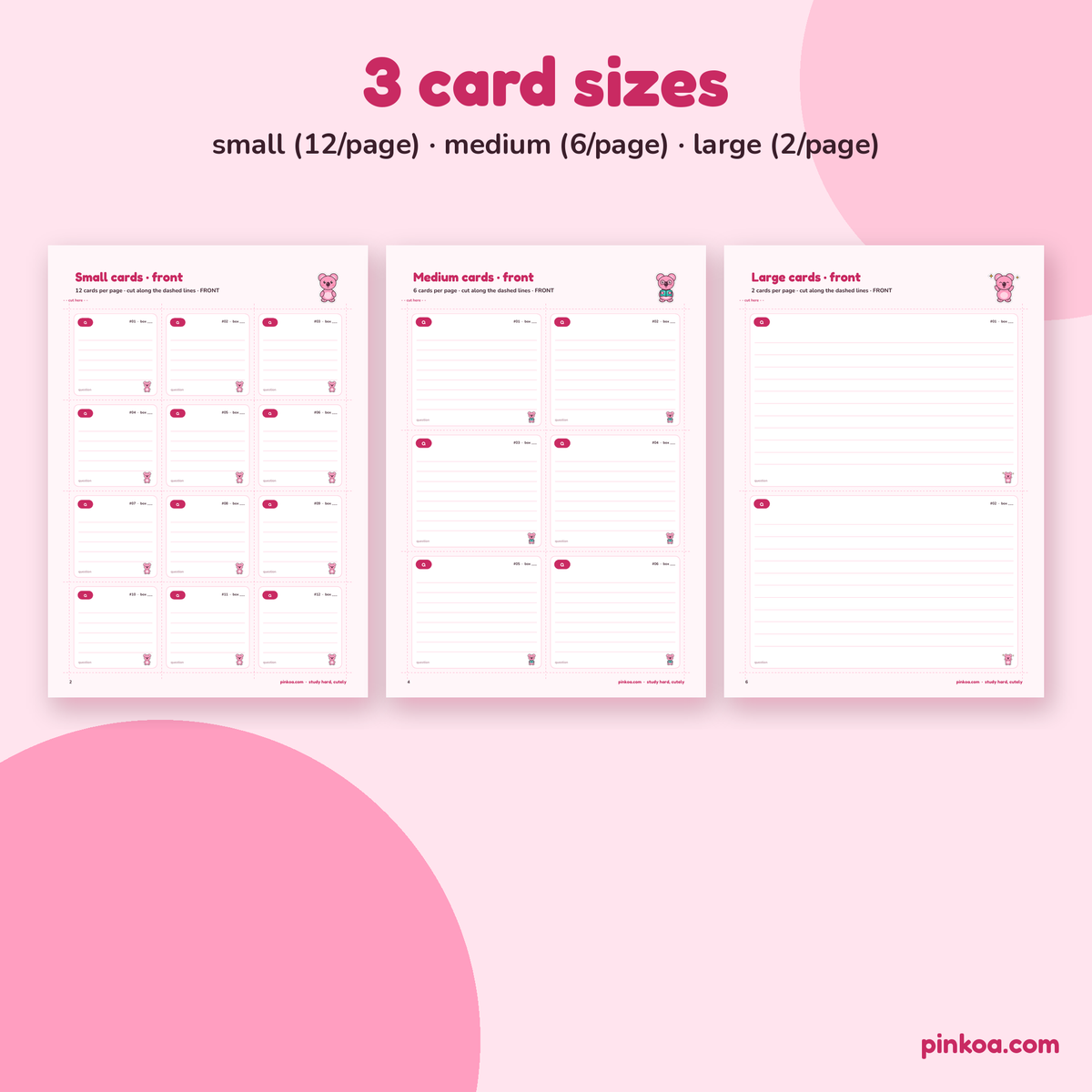 Koa Flashcards Kit (Printable PDF)