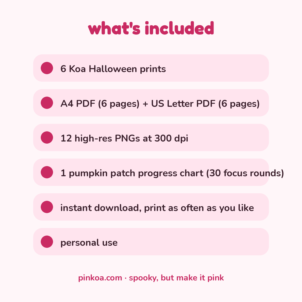 Pink Halloween Koa wall art preview 3