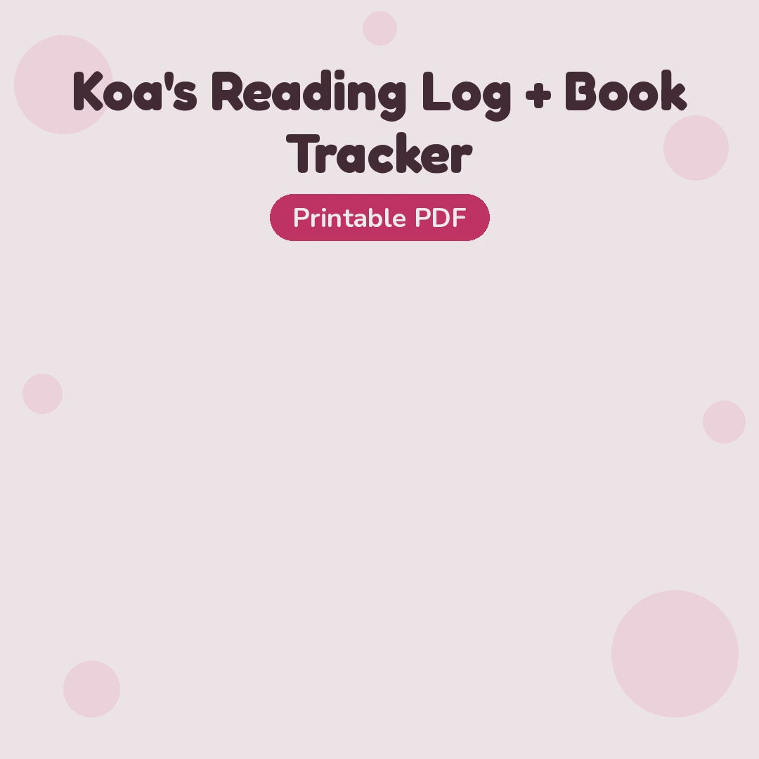 Video: a look inside Koa's Reading Log + Book Tracker