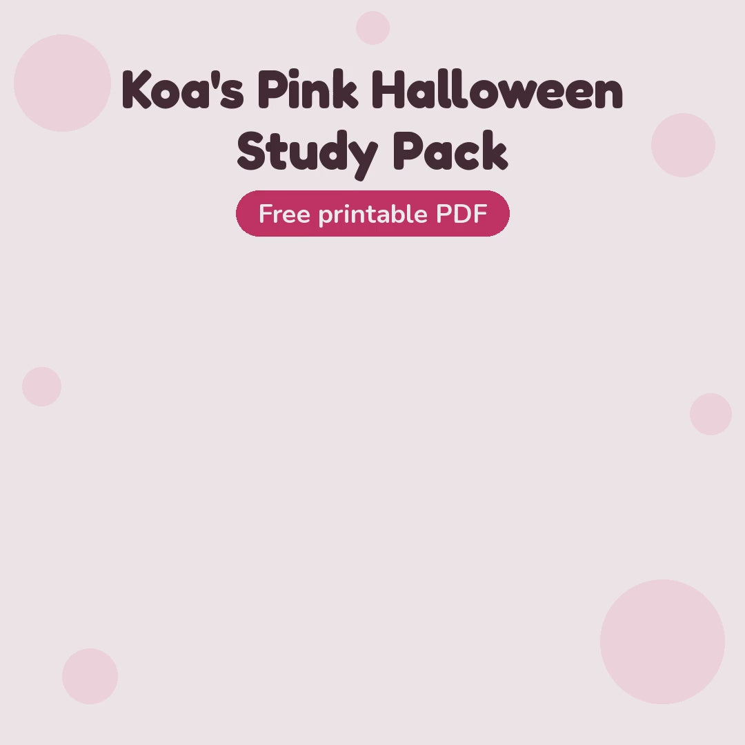 Video: a look inside Koa's Pink Halloween Study Pack
