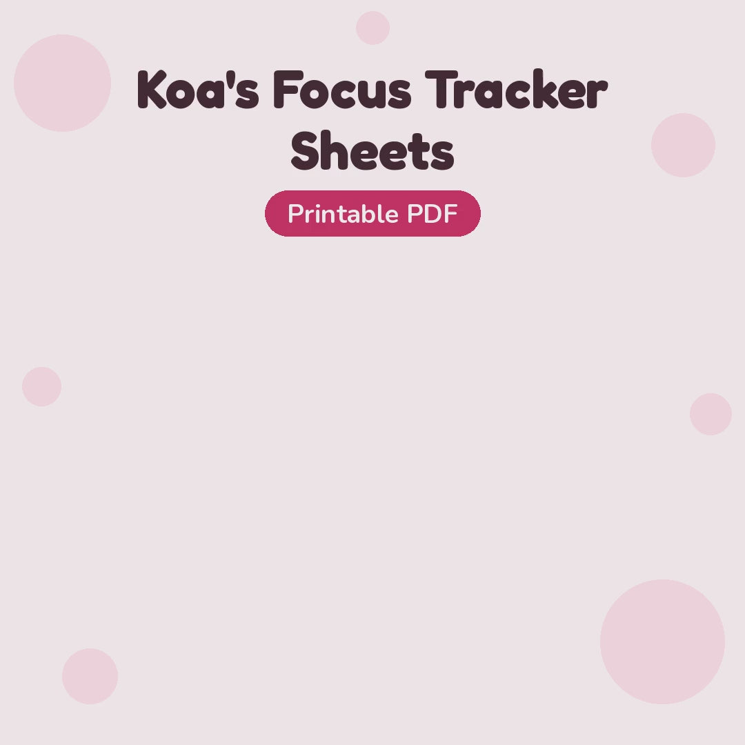 Video: a look inside Koa's Focus Tracker Sheets