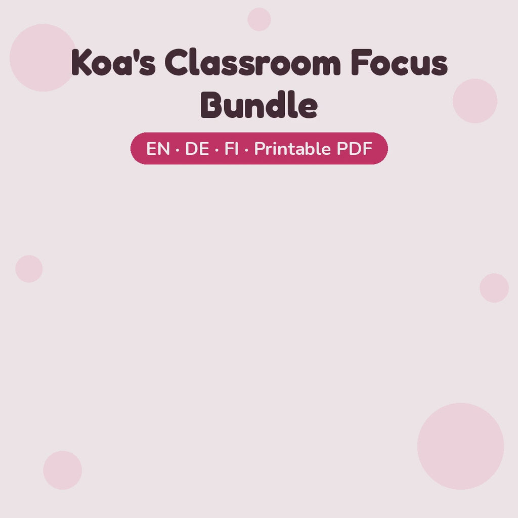 Video: a look inside Koa's Classroom Focus Bundle