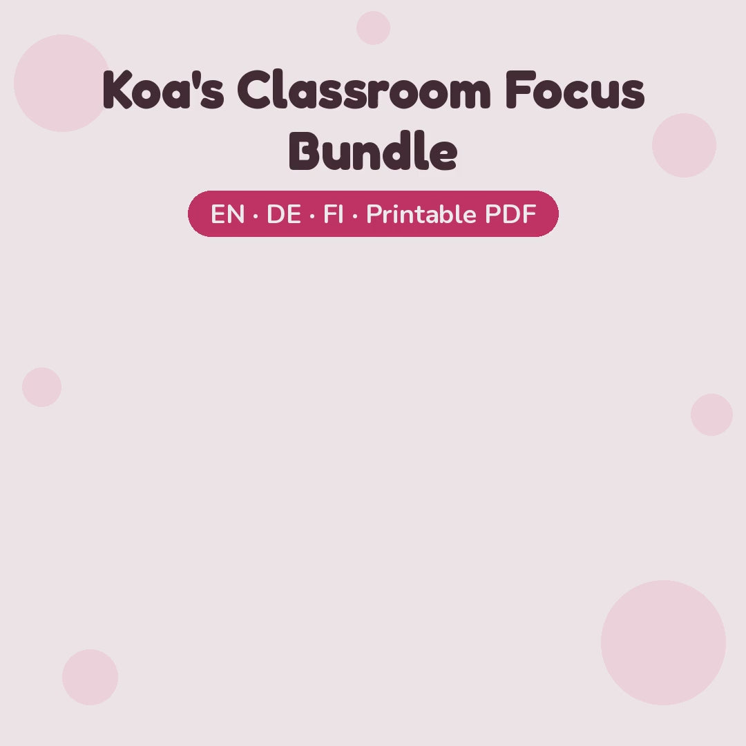 Video: a look inside Koa's Classroom Focus Bundle