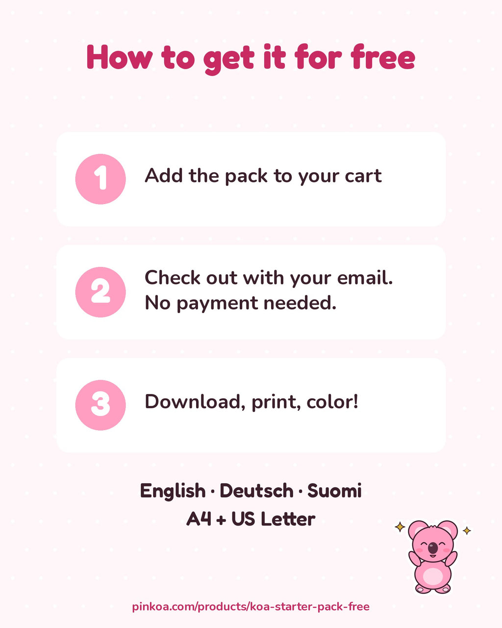 How to get the Koa Starter Pack for free in 3 steps