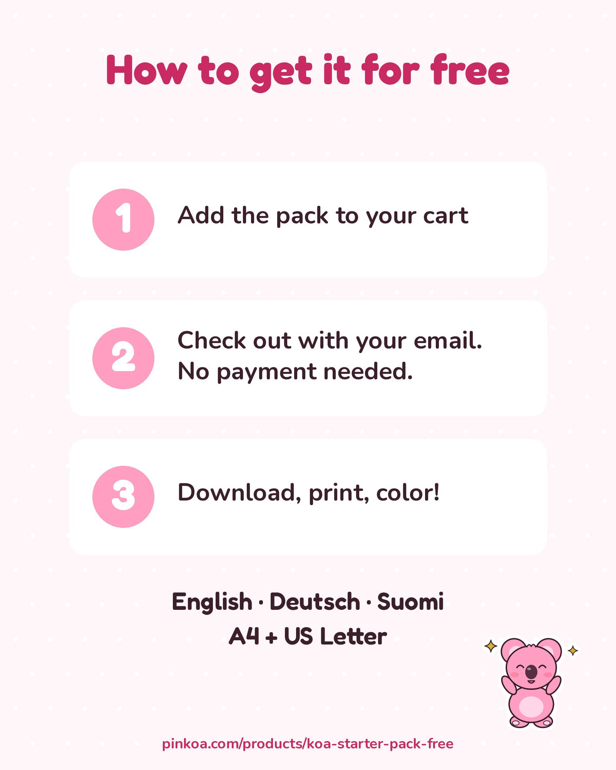 How to get the Koa Starter Pack for free in 3 steps